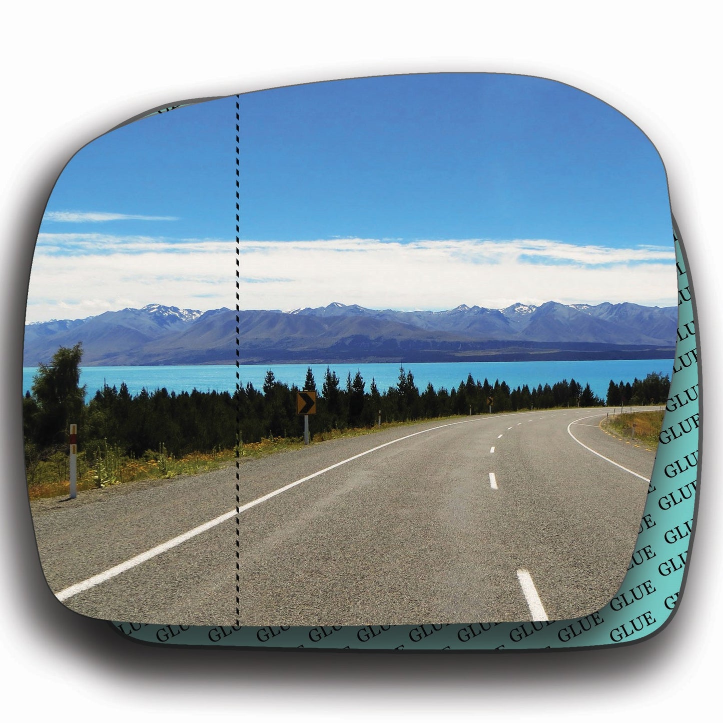 AGCP Spiegelglas für Toyota Hilux 1997 - 2005