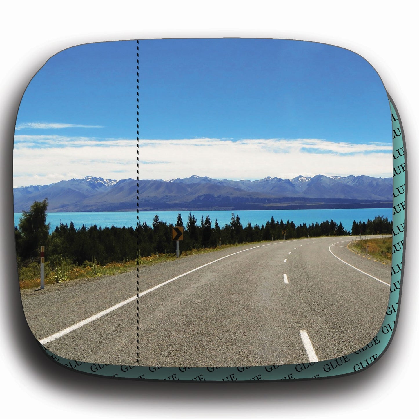 AGCP Spiegelglas für Mitsubishi Pajero 2000 - 2006