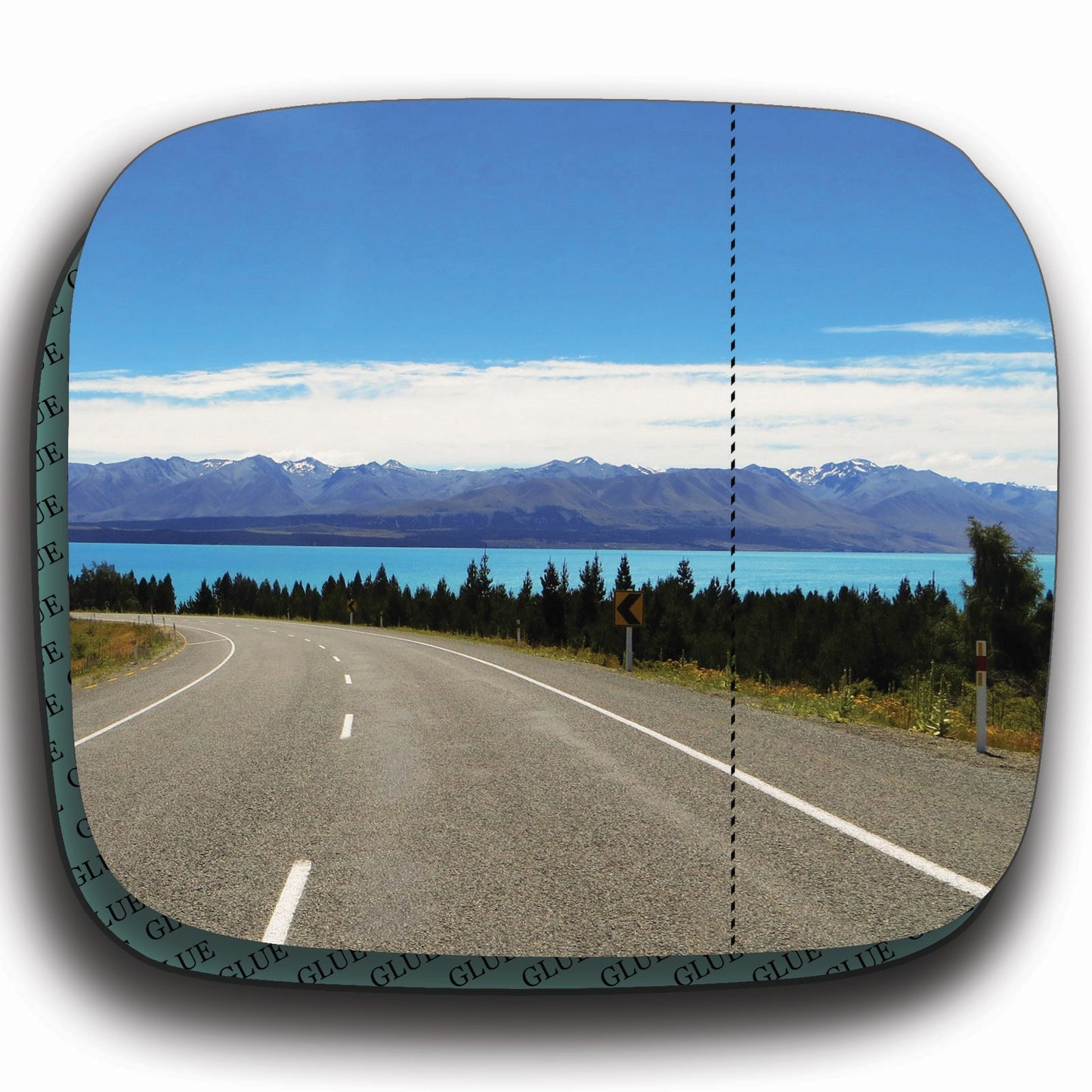 AGCP Spiegelglas für Mitsubishi Pajero 2000 - 2006