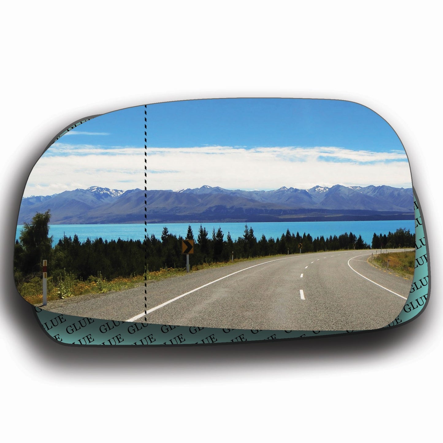 AGCP Spiegelglas für Hyundai Santa Fe 2000 - 2006