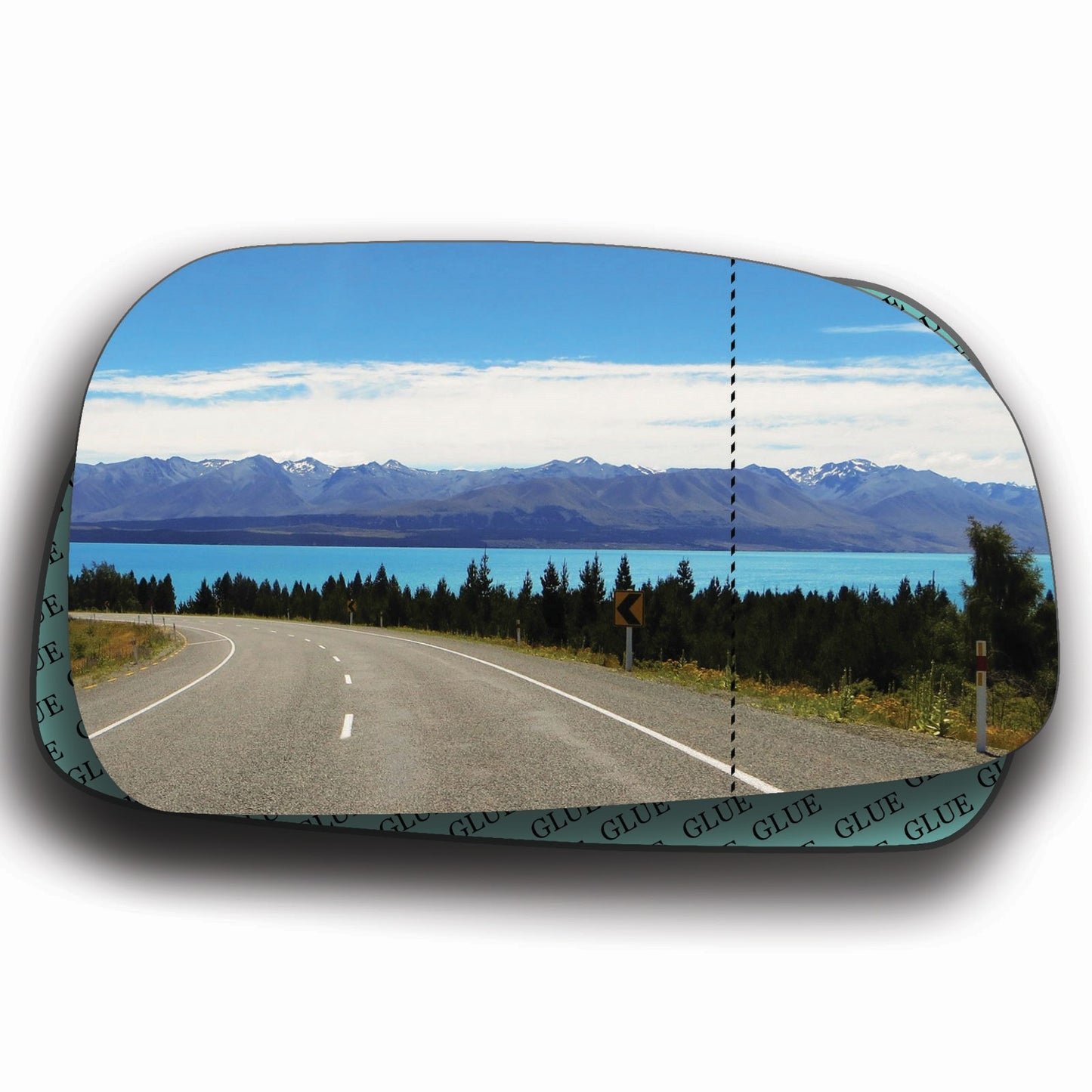 AGCP Spiegelglas für Hyundai Santa Fe 2000 - 2006