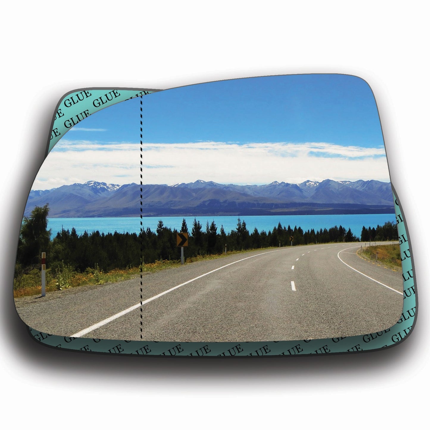 AGCP Spiegelglas für Kia Carens 2006 - 2013