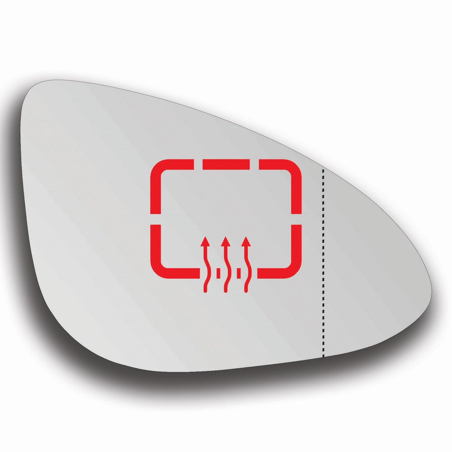 AGCP Spiegelglas Beheizt für Chevrolet Spark M400 2015 - 2022