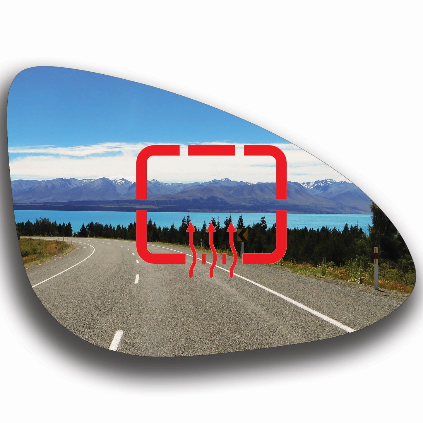 AGCP Spiegelglas Beheizt für Chevrolet Spark M400 2015 - 2022