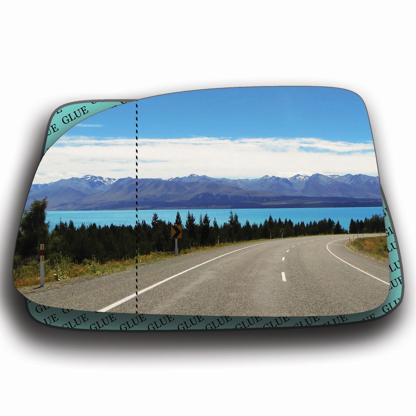 AGCP Spiegelglas für Kia Rondo 2006 - 2013