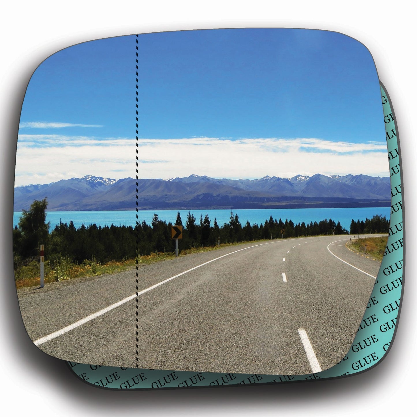 AGCP Spiegelglas für Toyota Land Cruiser J80 1990 - 1997