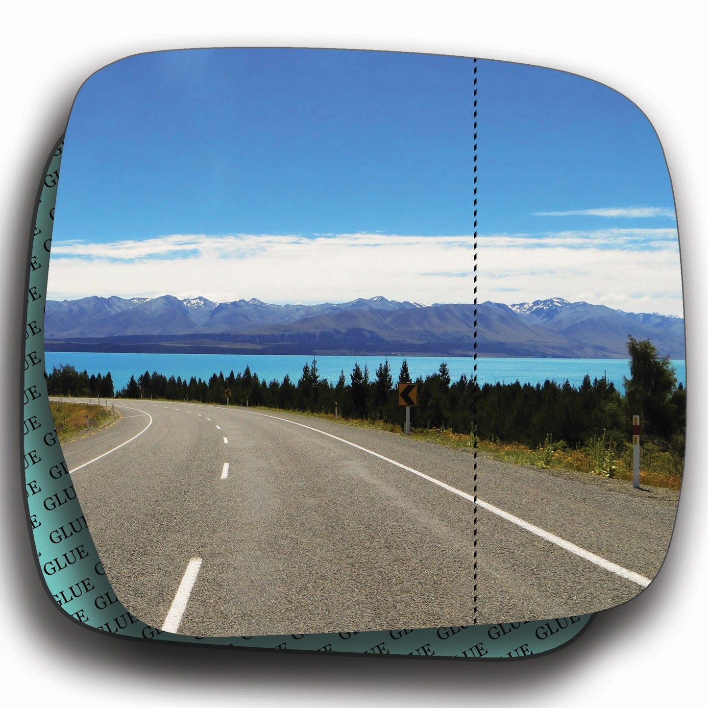 AGCP Spiegelglas für Toyota Hilux 1988 - 1997