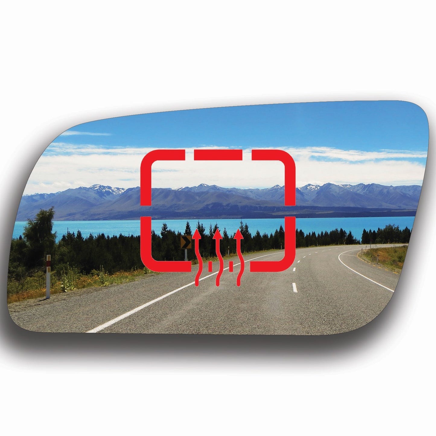 AGCP Spiegelglas Beheizt für Chevrolet K1500 1995 - 1999