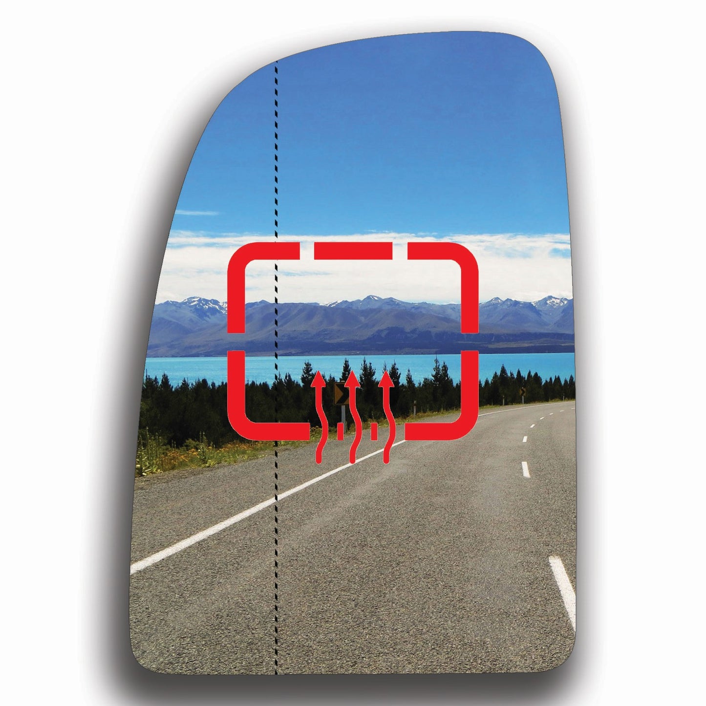 AGCP Spiegelglas Beheizt für Auto-Trail Expedition 2013 - 2025