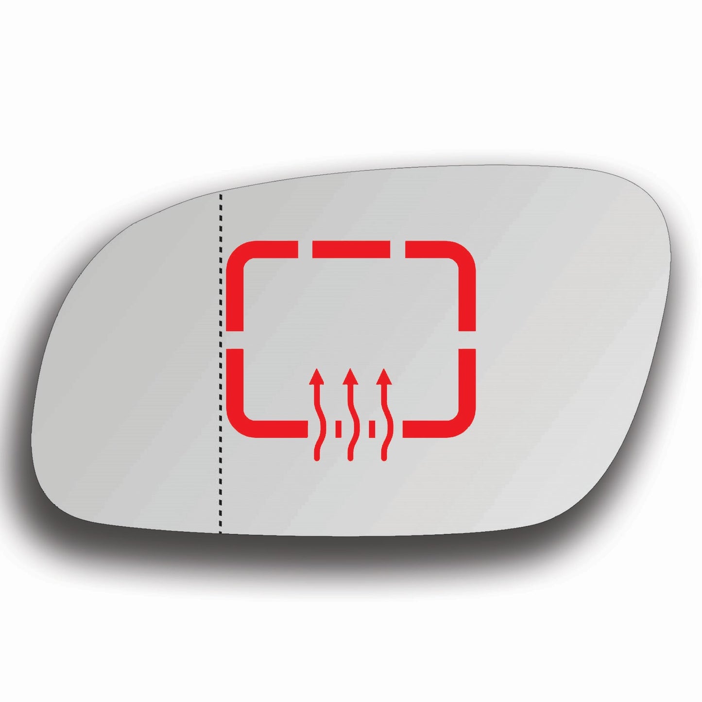 AGCP Spiegelglas Beheizt für Volkswagen Touran 2003 - 2010