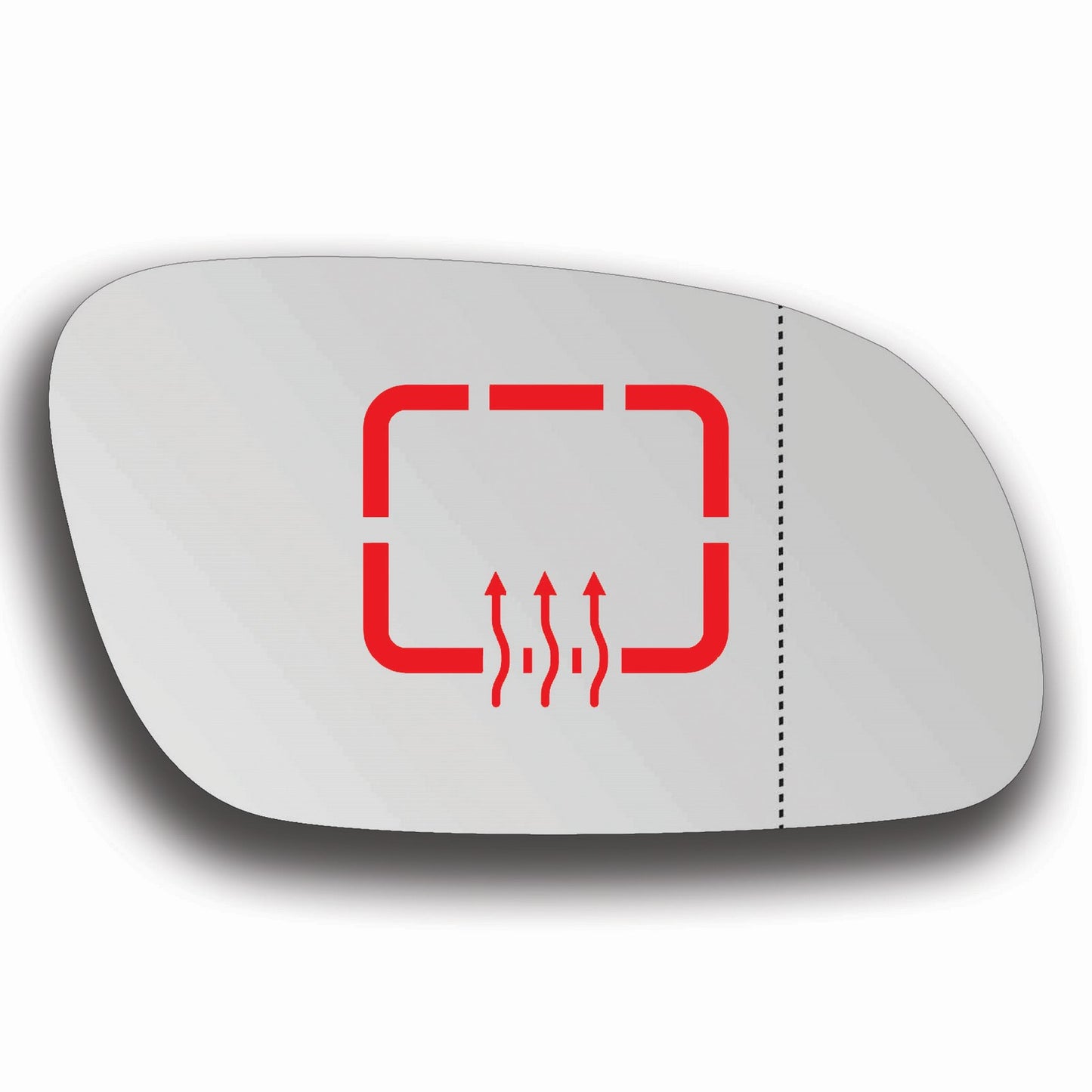 AGCP Spiegelglas Beheizt für Volkswagen Touran 2003 - 2010