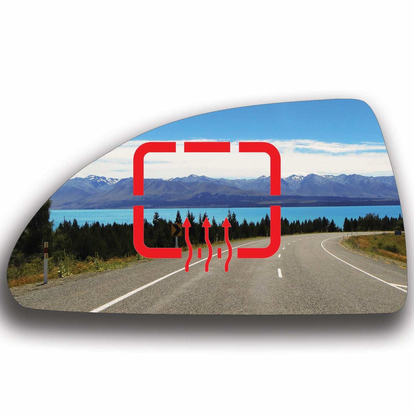 AGCP Spiegelglas Beheizt für Chevrolet Impala 2005 - 2016