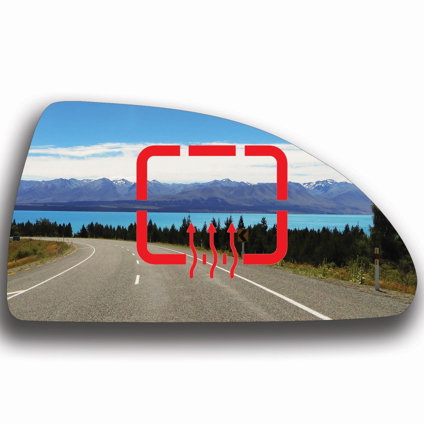 AGCP Spiegelglas Beheizt für Chevrolet Impala 2005 - 2016