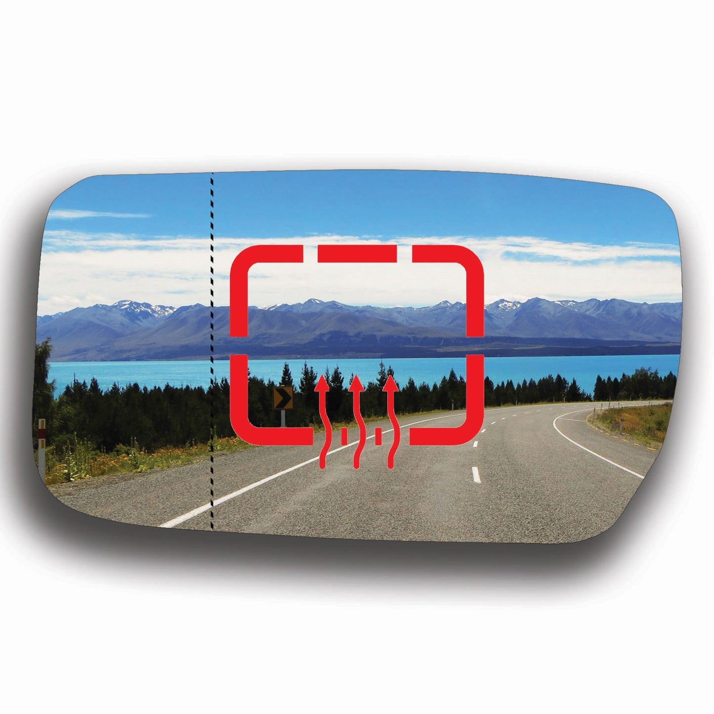 AGCP Spiegelglas Beheizt für Citroen Xantia 1993 - 2003