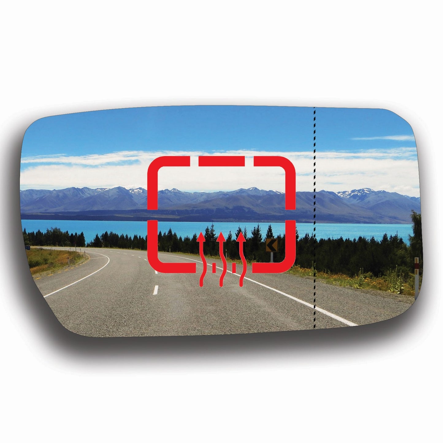 AGCP Spiegelglas Beheizt für Citroen Xantia 1993 - 2003