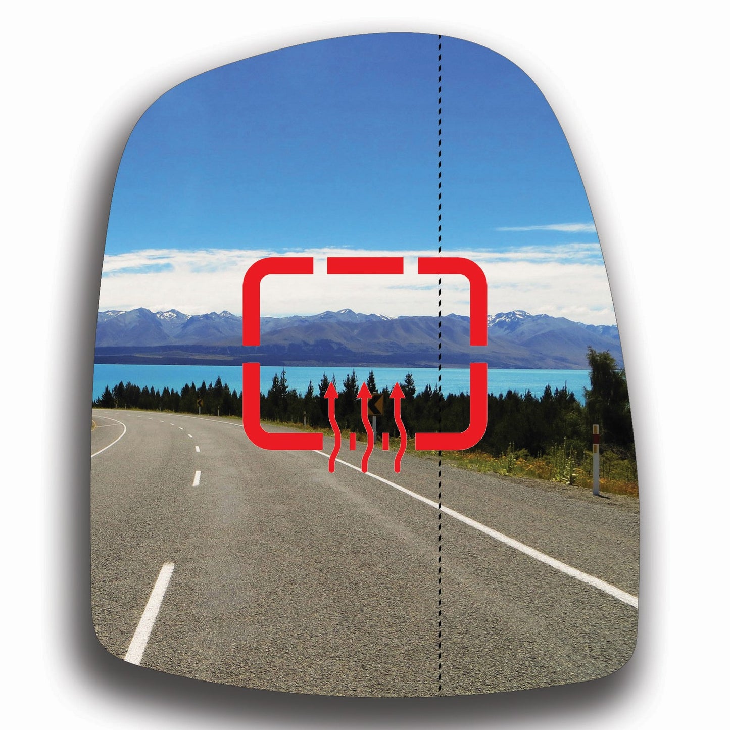 AGCP Spiegelglas Beheizt für Nissan Primastar 2001 - 2015