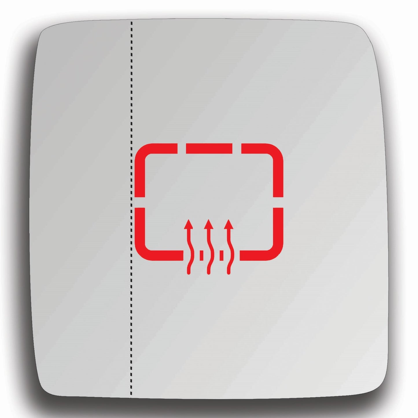 AGCP Spiegelglas Beheizt für Vauxhall Combo 2 C 2001 - 2011