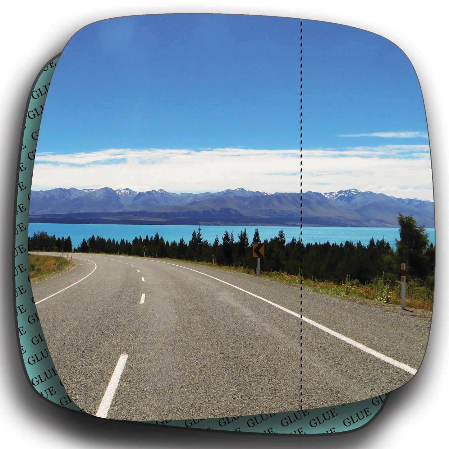 AGCP Spiegelglas für Toyota HiAce 2004 - 2019
