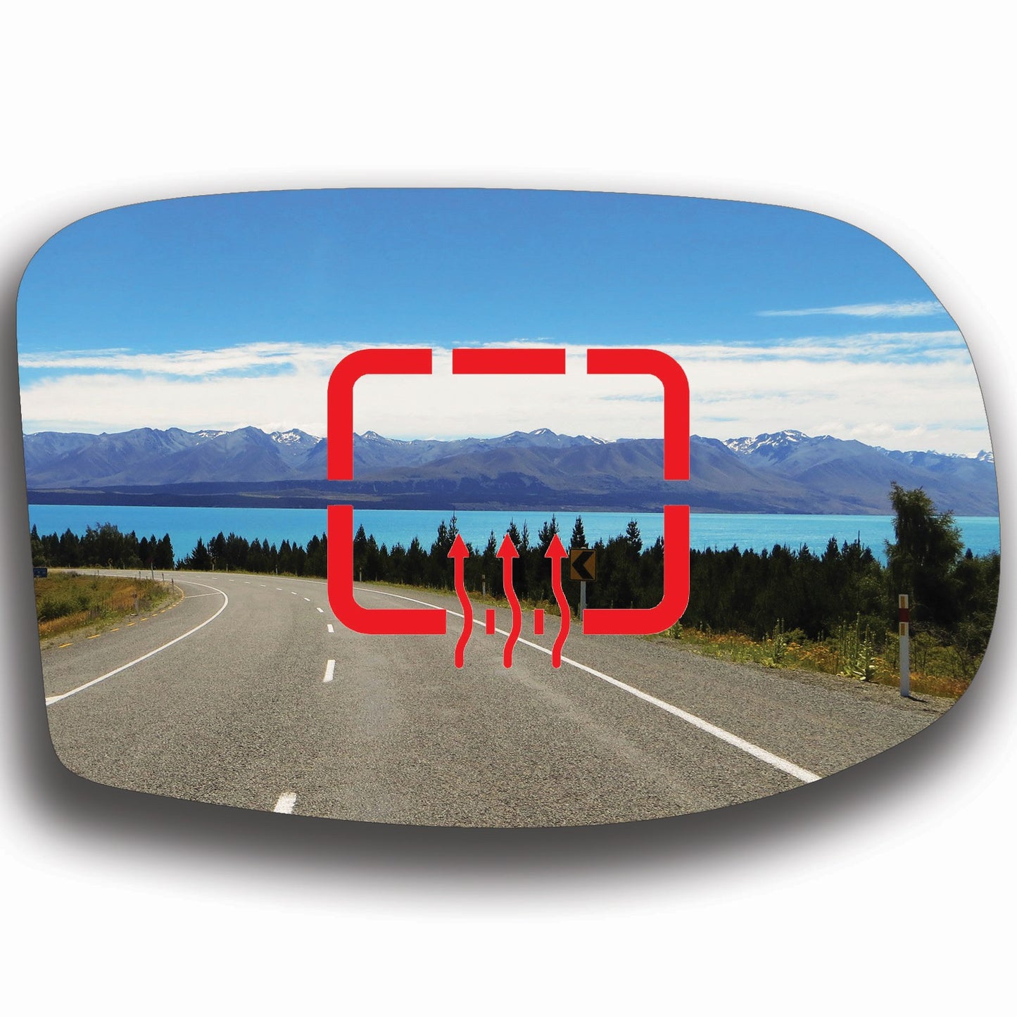 AGCP Spiegelglas Beheizt für Mazda Xedos 9 1994 - 2000