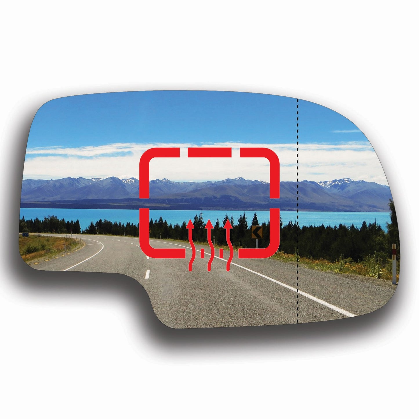 AGCP Spiegelglas Beheizt für GMC Sierra 2006 - 2007