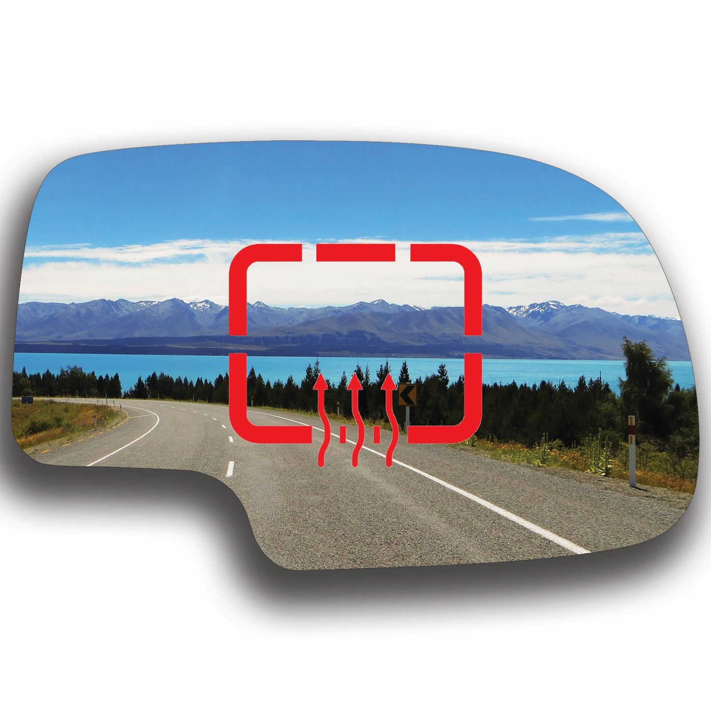 AGCP Spiegelglas Beheizt für GMC Sierra 2006 - 2007
