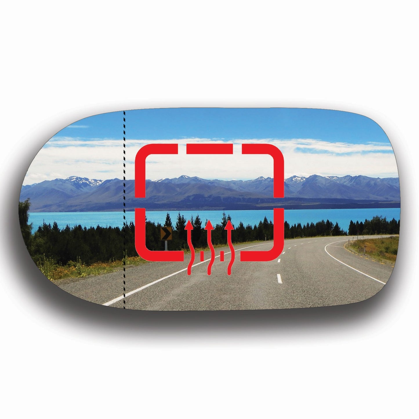 AGCP Spiegelglas Beheizt für Fiat Albea 2002 - 2012