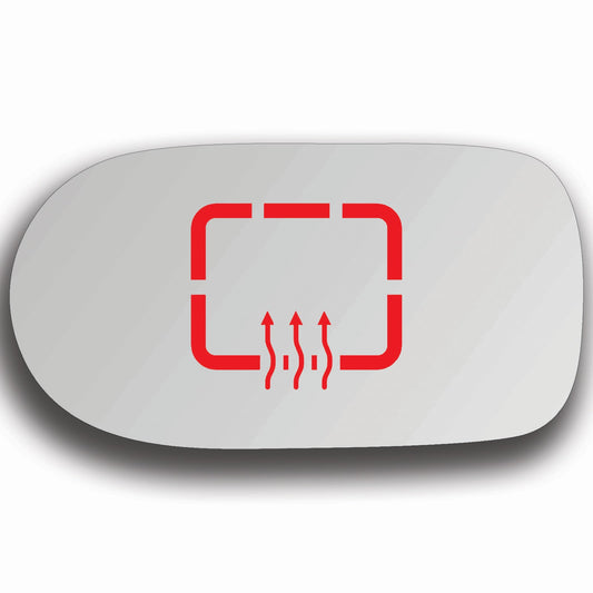 AGCP Spiegelglas Beheizt für Fiat Palio 1 2001 - 2011