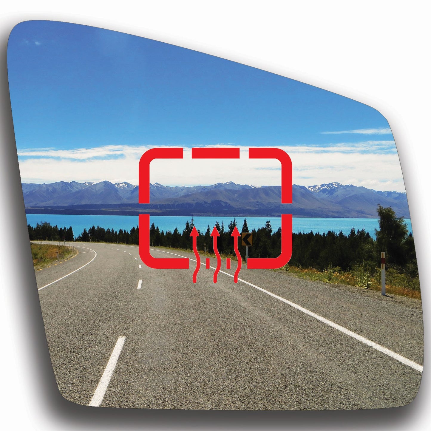 AGCP Spiegelglas Beheizt für Mercedes GL X166 2012 - 2019