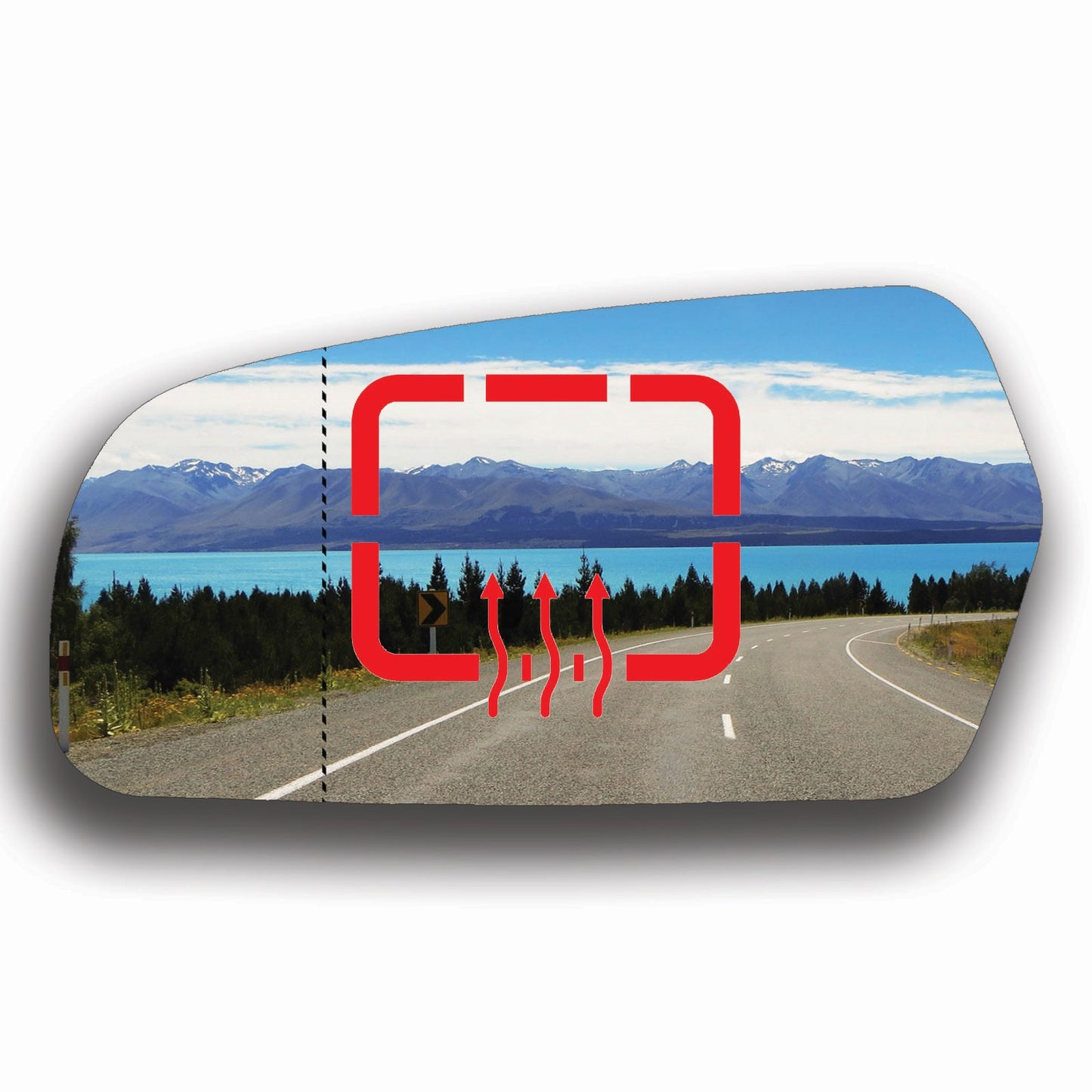 AGCP Spiegelglas Beheizt für Kia Magentis 2005 - 2010