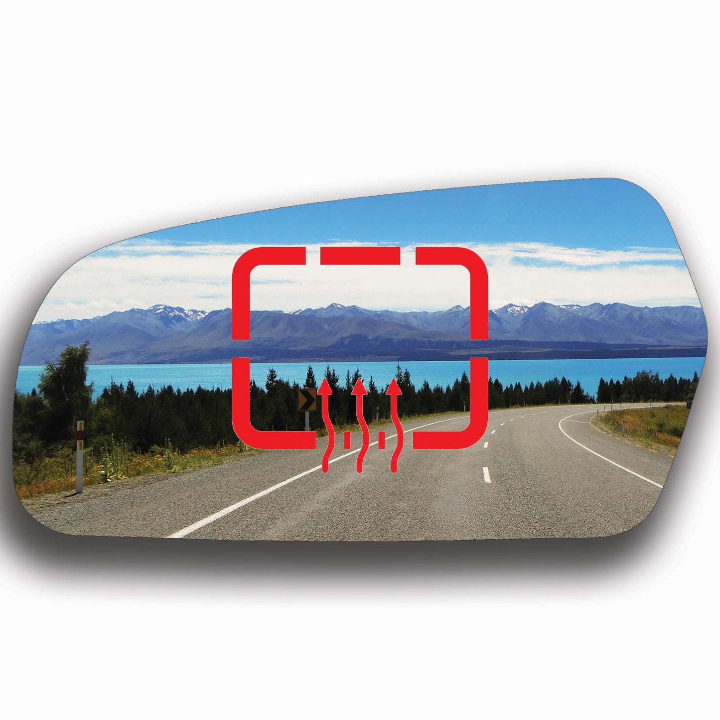 AGCP Spiegelglas Beheizt für Kia Magentis 2005 - 2010