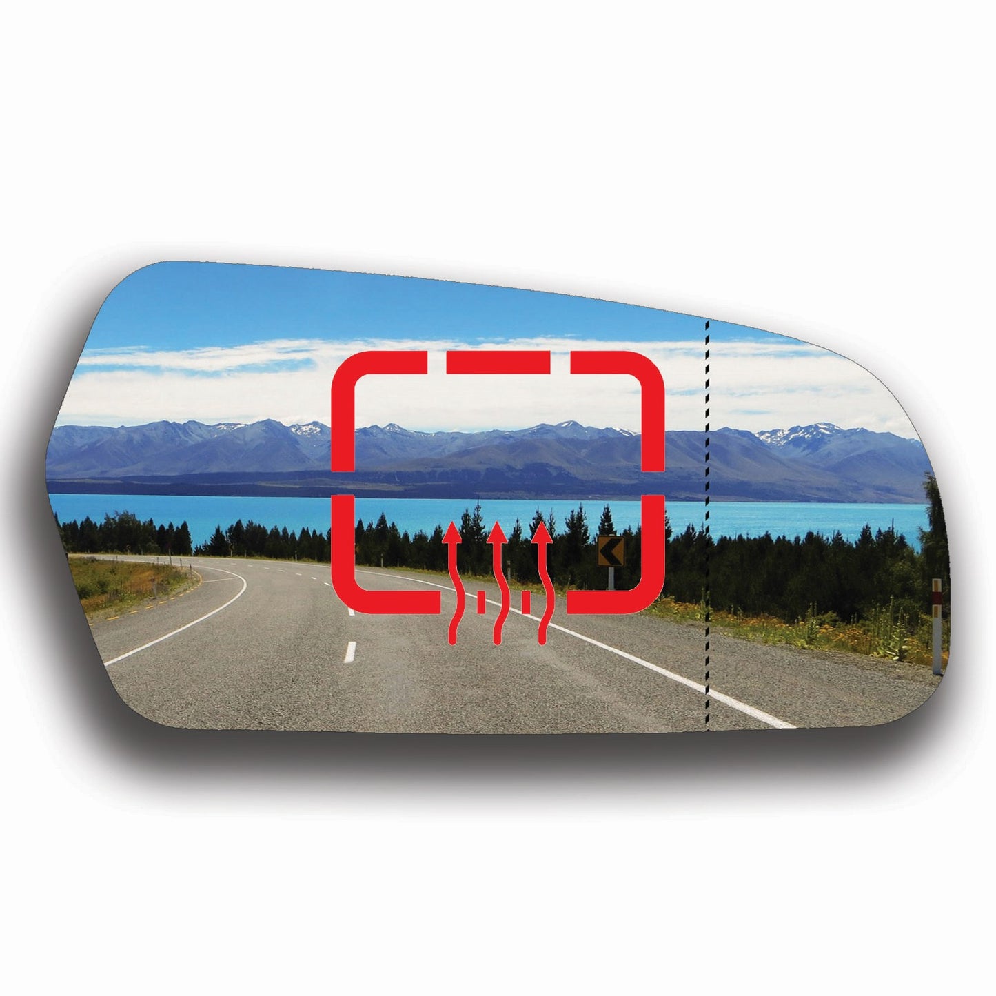 AGCP Spiegelglas Beheizt für Kia Magentis 2005 - 2010