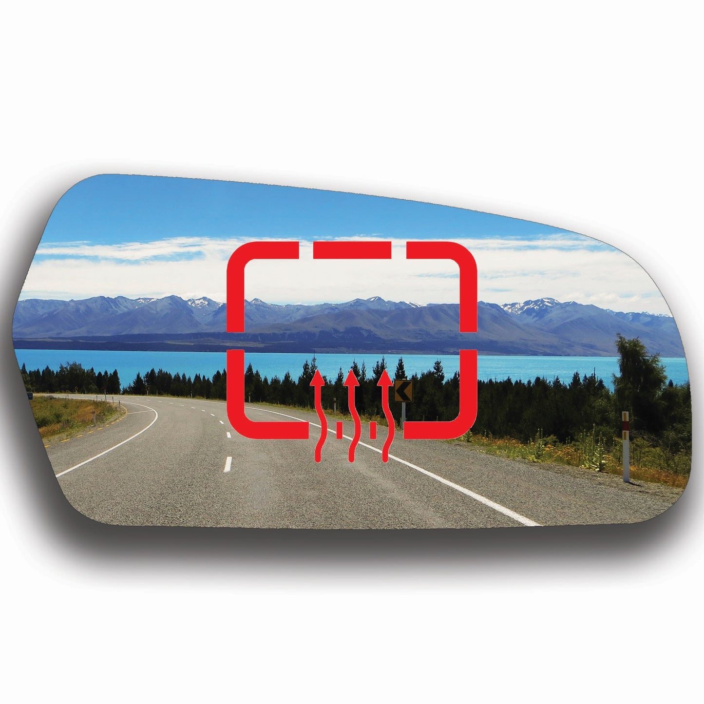 AGCP Spiegelglas Beheizt für Kia Magentis 2005 - 2010