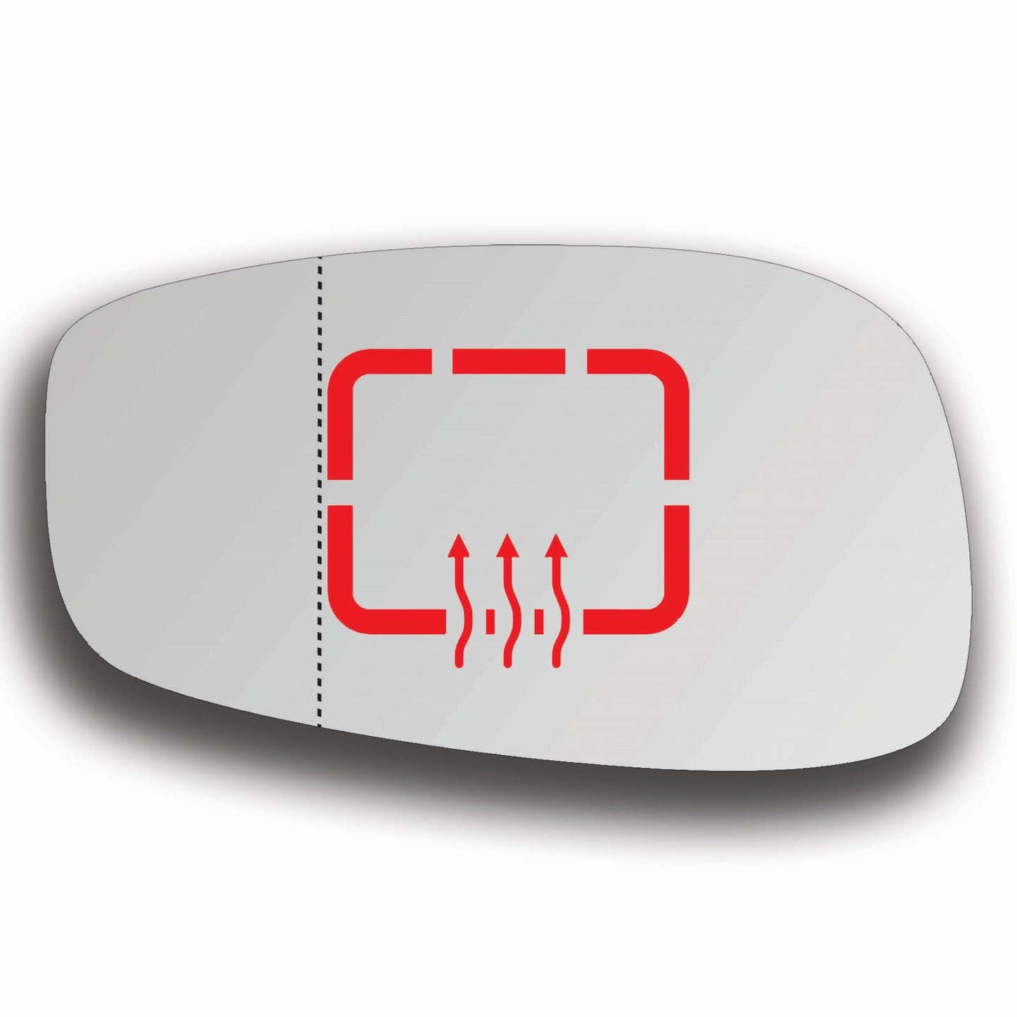 AGCP Spiegelglas Beheizt für Fiat Stilo 2001 - 2008