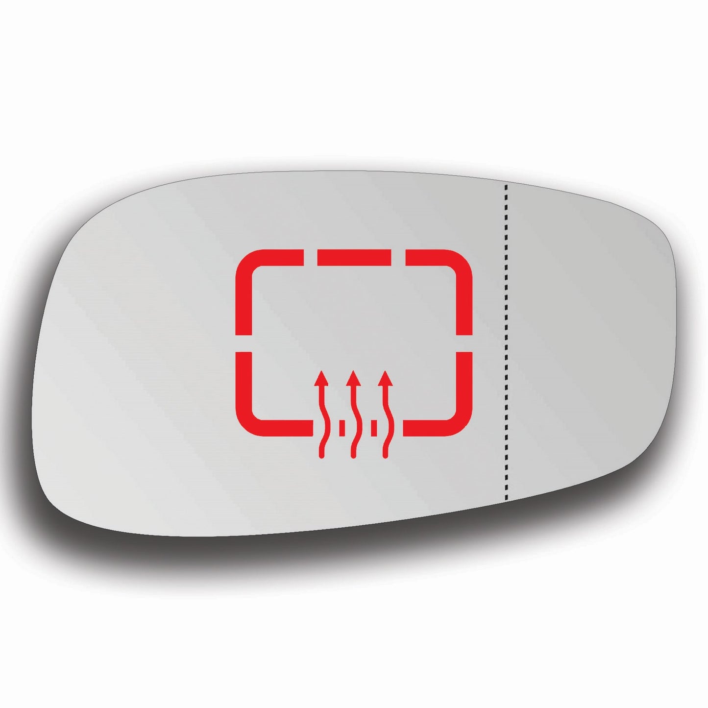 AGCP Spiegelglas Beheizt für Fiat Idea 2003 - 2012