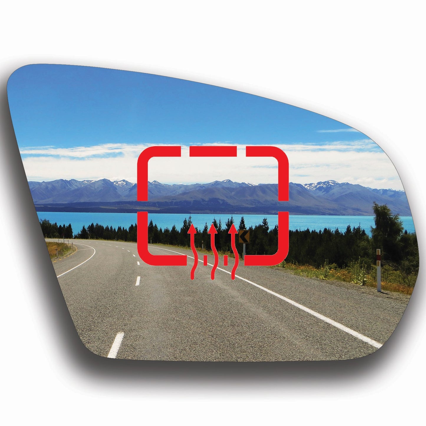 AGCP Spiegelglas Beheizt für Mercedes GLC Coupe C253 2015 - 2022