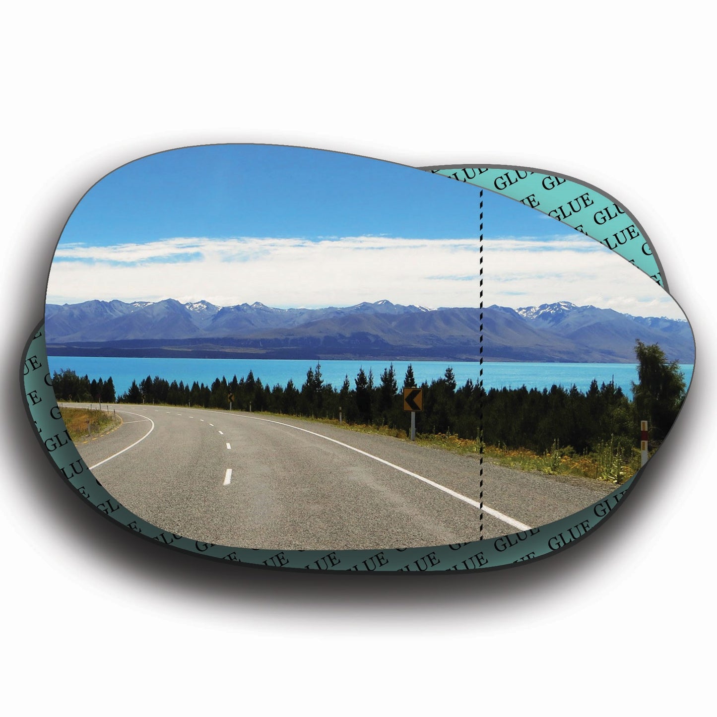 AGCP Spiegelglas für Fiat Punto Evo 2009 - 2012