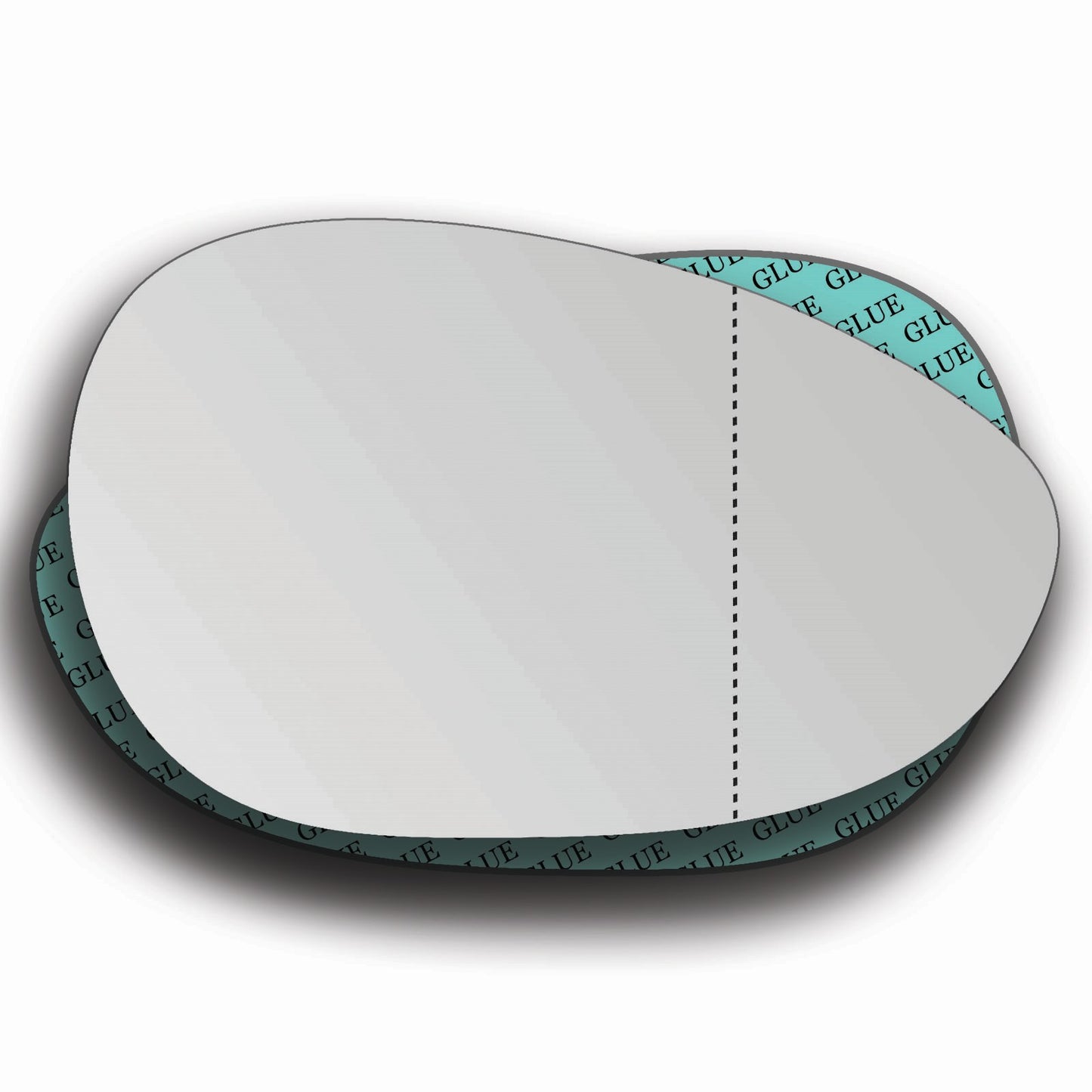 AGCP Spiegelglas für Fiat 500 2007 - 2023