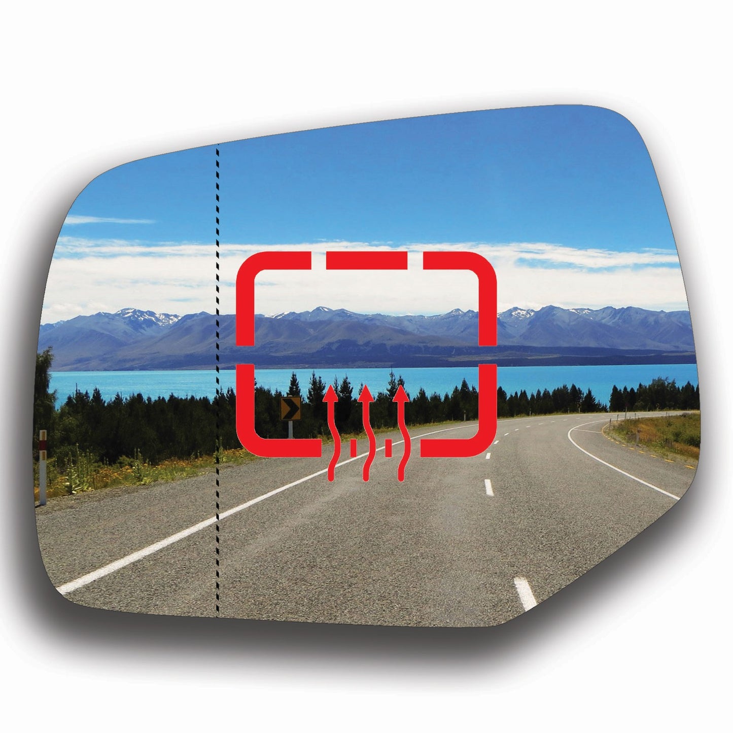 AGCP Spiegelglas Beheizt für Mazda Tribute 2007 - 2012