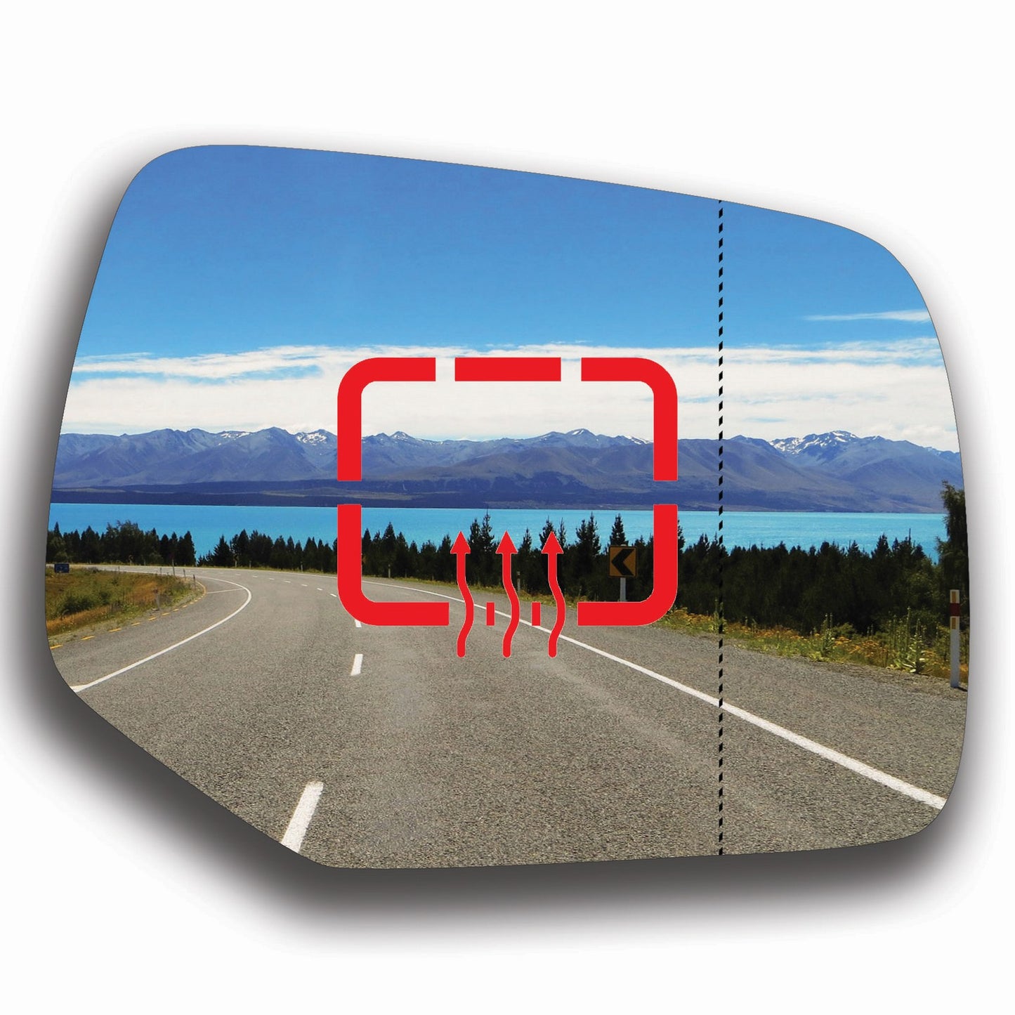 AGCP Spiegelglas Beheizt für Mazda Tribute 2007 - 2012