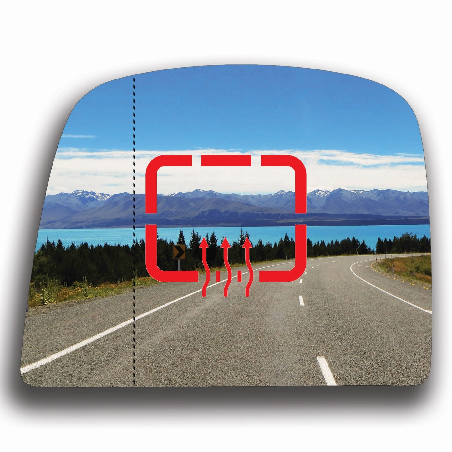 AGCP Spiegelglas Beheizt für GMC Savana 15/25/3500 2008 - 2025