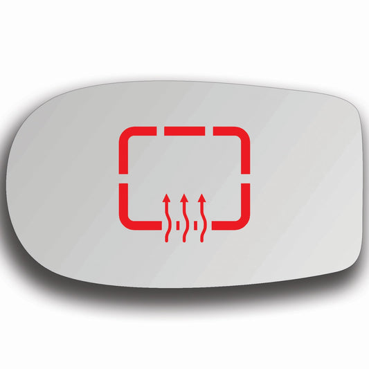 AGCP Spiegelglas Beheizt für Fiat Punto 2 1999 - 2007