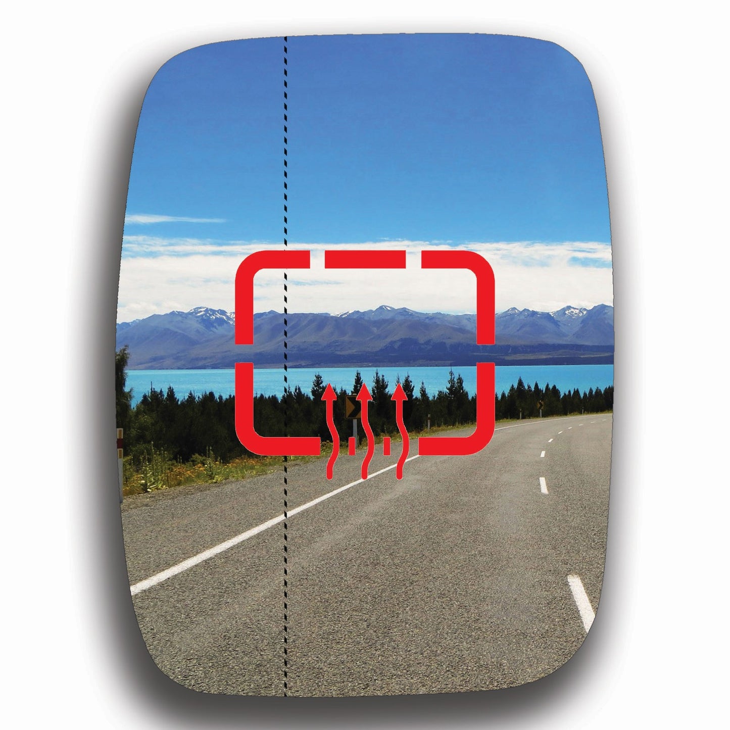 AGCP Spiegelglas Beheizt für Nissan NV300 2014 - 2021