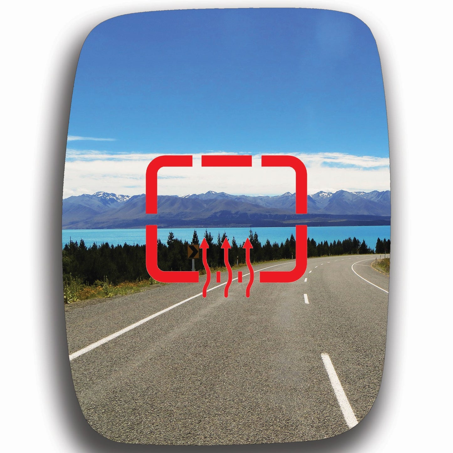 AGCP Spiegelglas Beheizt für Nissan NV300 2014 - 2021