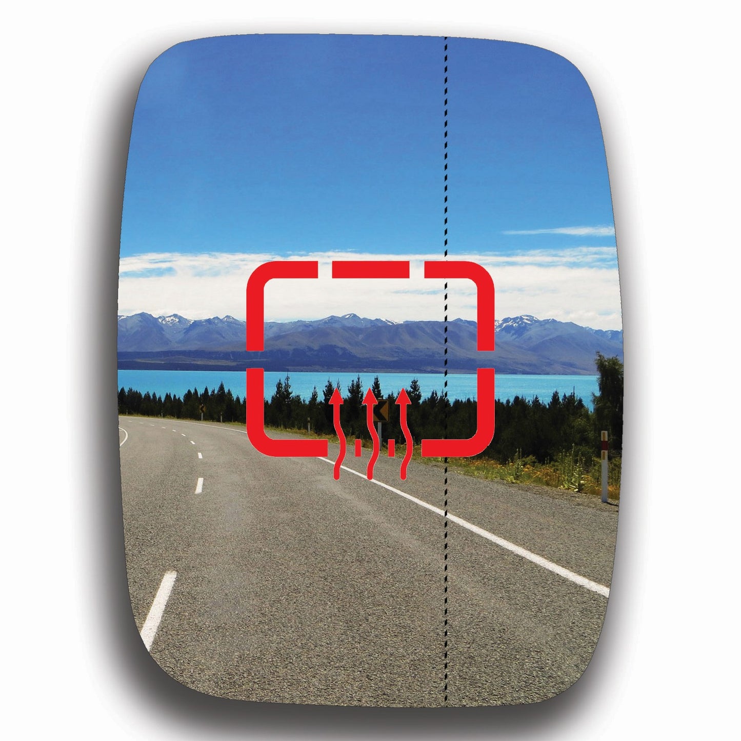 AGCP Spiegelglas Beheizt für Nissan NV300 2014 - 2021