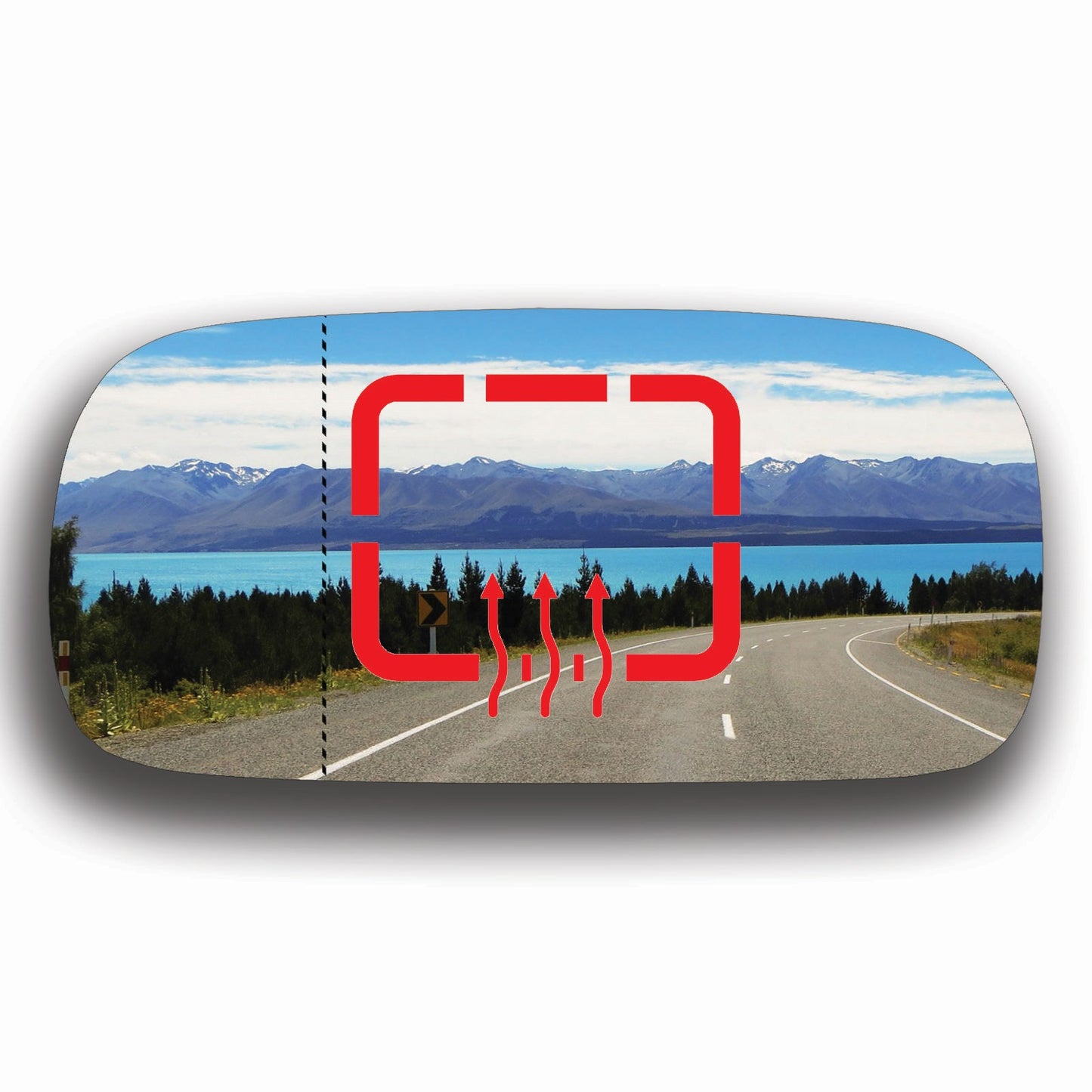 AGCP Spiegelglas Beheizt für Cadillac DTS 2006 - 2011