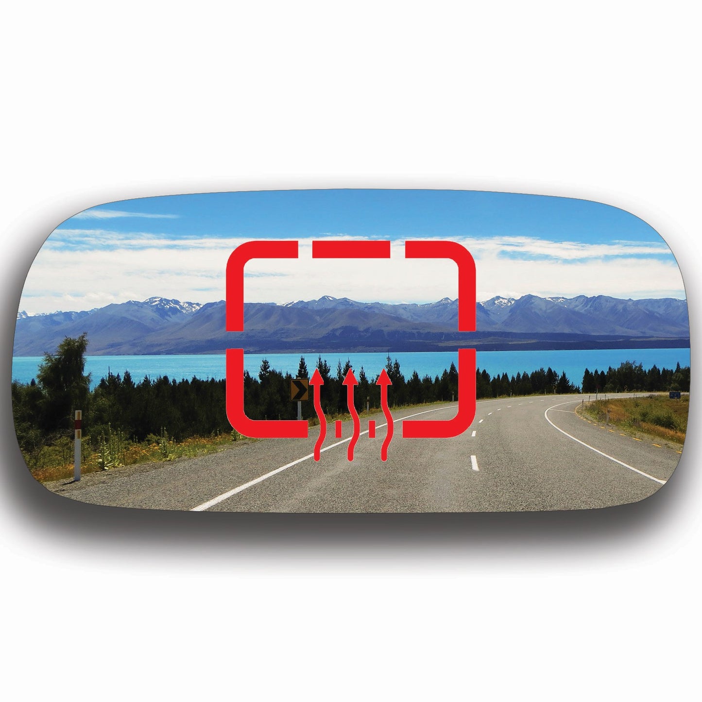 AGCP Spiegelglas Beheizt für Cadillac DTS 2006 - 2011