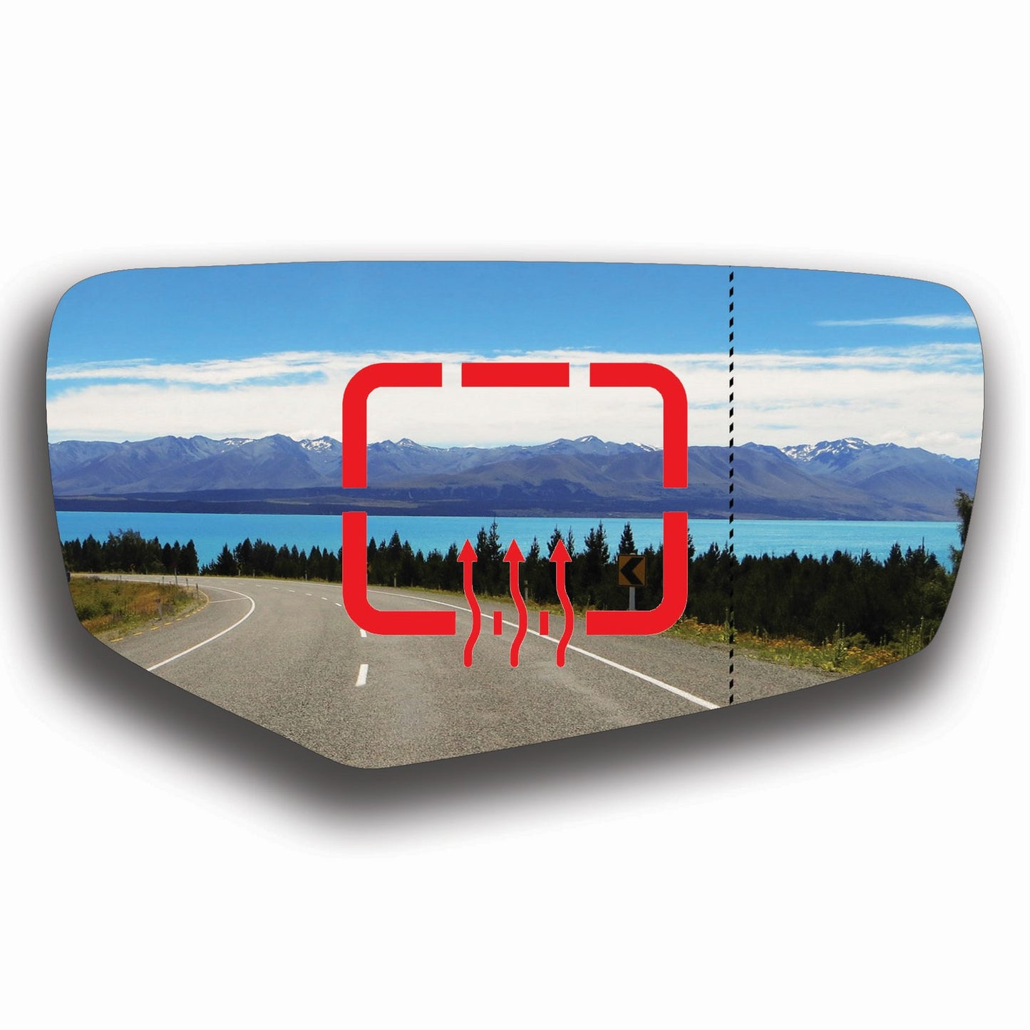 AGCP Spiegelglas Beheizt für Cadillac CTS 3 2013 - 2019