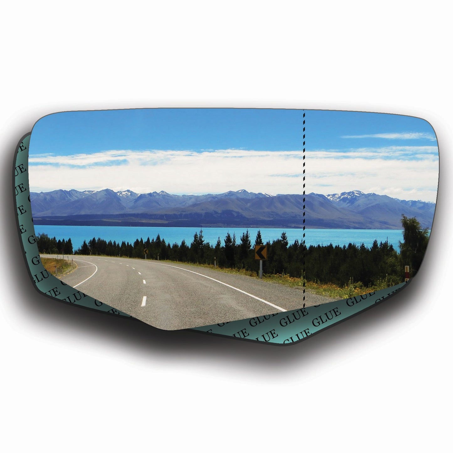 AGCP Spiegelglas für Cadillac CTS 3 2013 - 2019