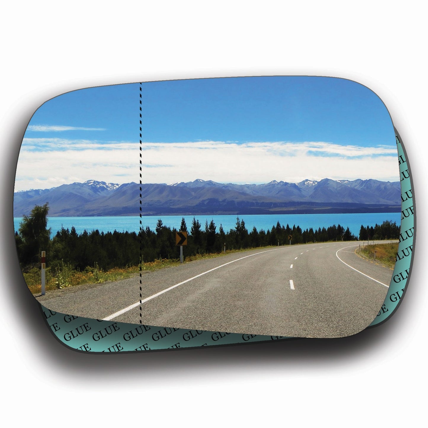 AGCP Spiegelglas für Ford Fusion 2002 - 2005