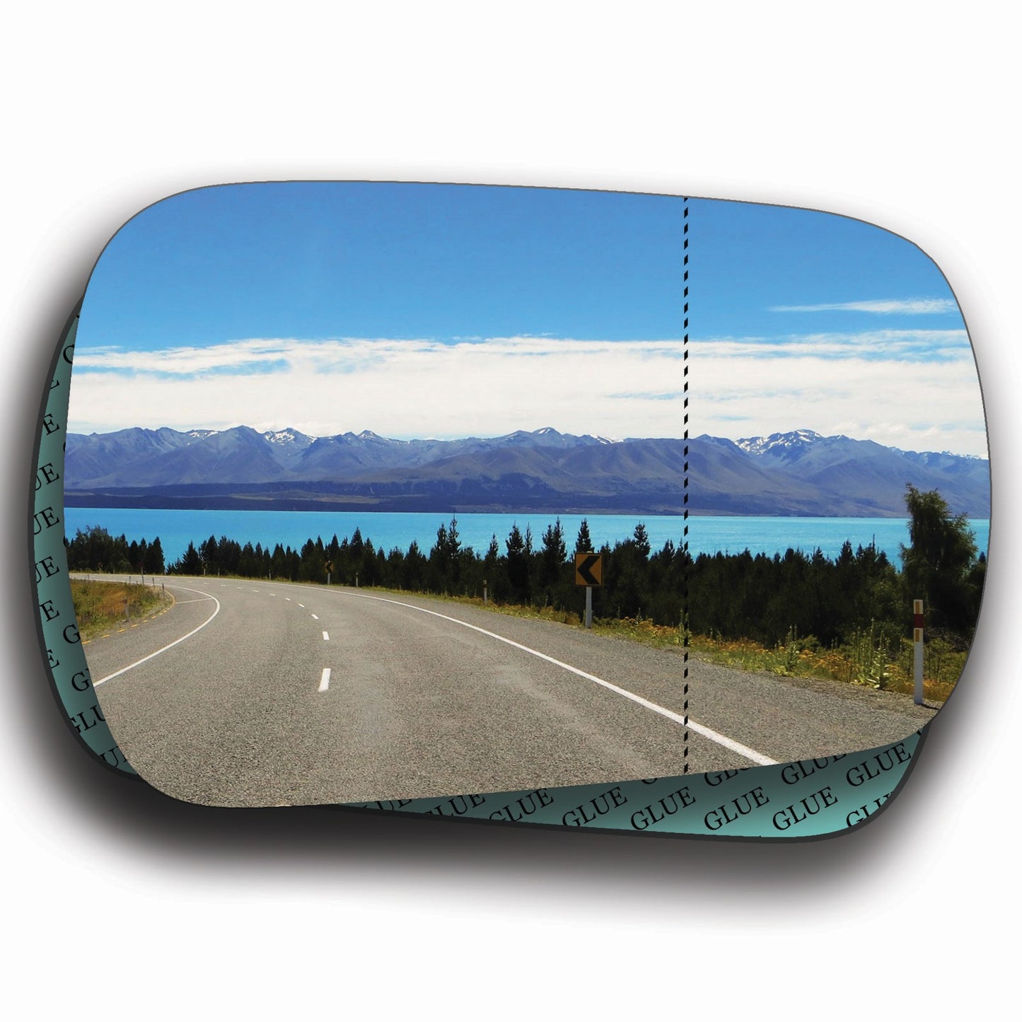 AGCP Spiegelglas für Ford Fusion 2002 - 2005